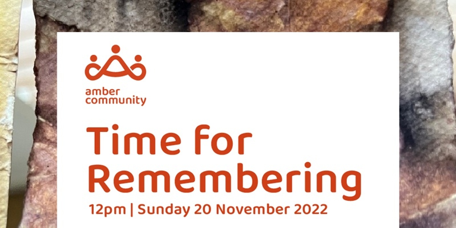 Banner image for Time for Remembering 2022