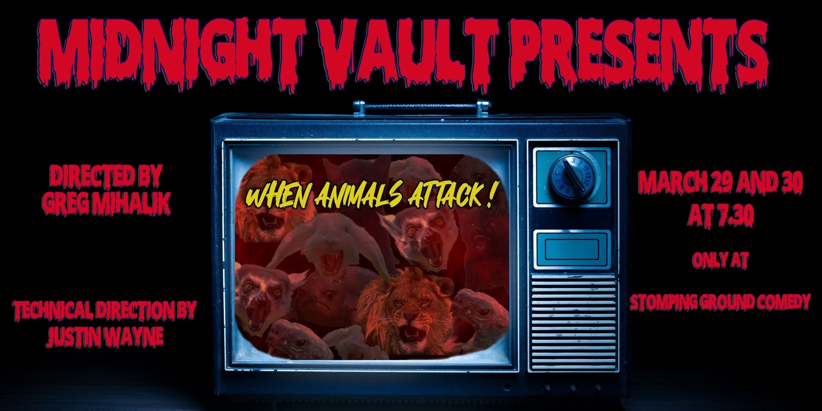 Banner image for Midnight Vault Presents: When Animals Attack!