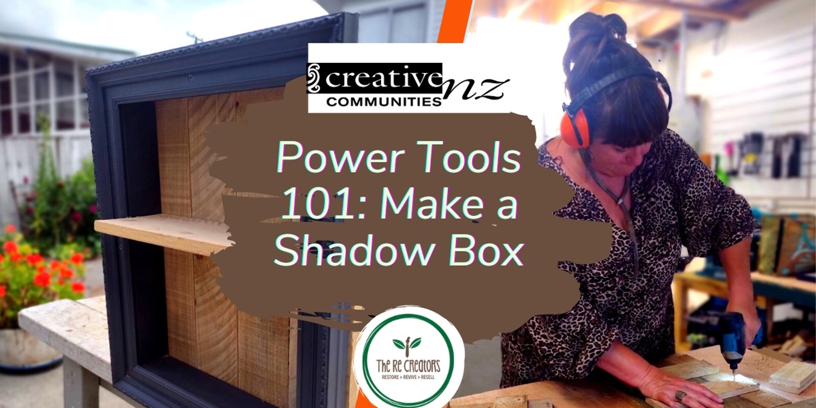 Power Tools 101: Make a Shadow Box or Picture Frame Shelf,  Glen Eden Community House Saturday 17 June 10am-12noon  