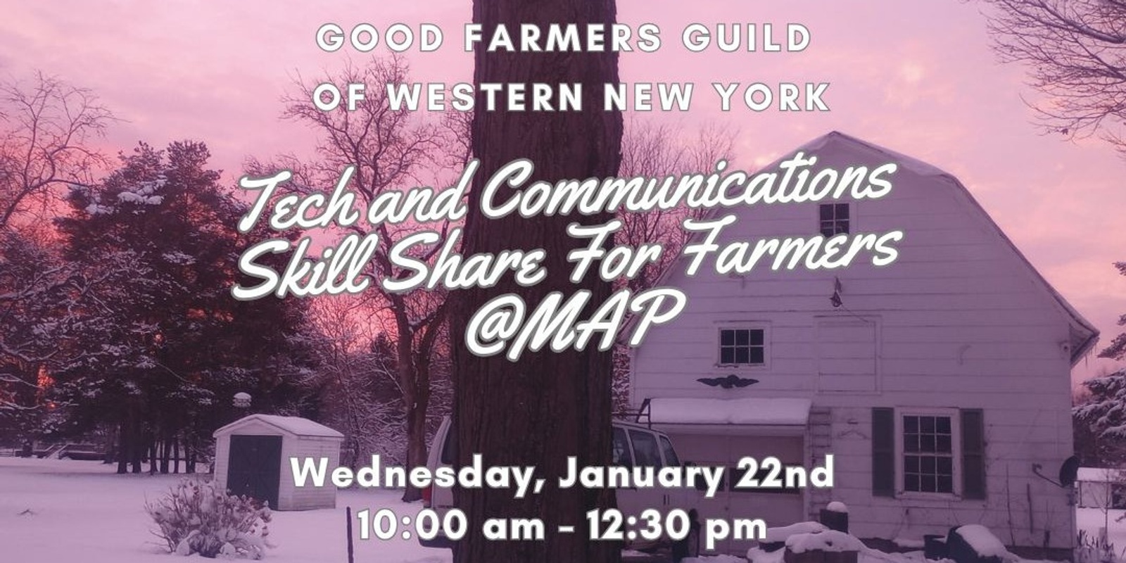 Banner image for Technology & Communications for Farmers Skill Share and Panel Discussion