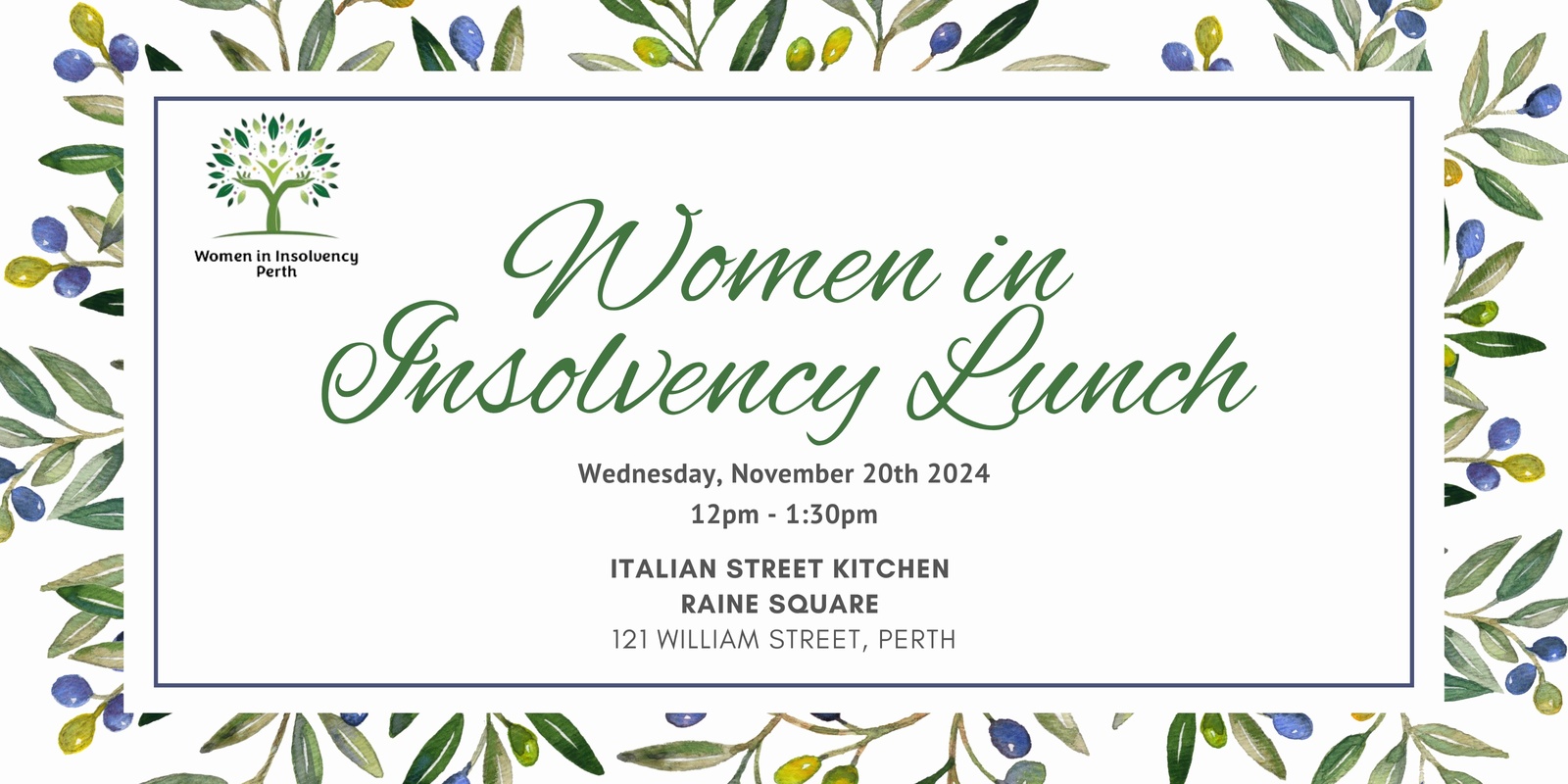 Banner image for Women in Insolvency Lunch - November