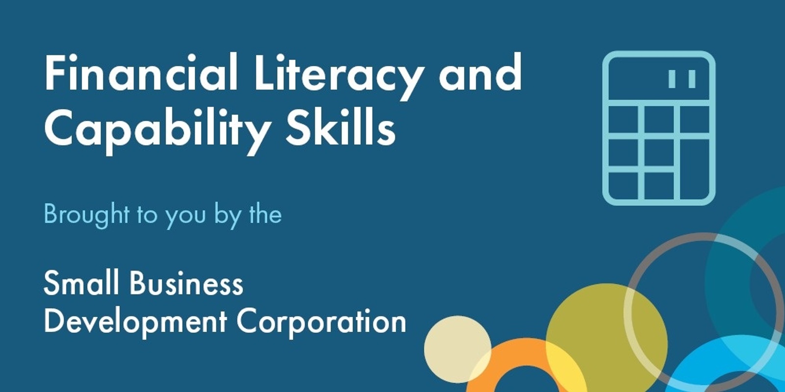 Banner image for Financial Literacy and Capability Skills (City of Armadale)