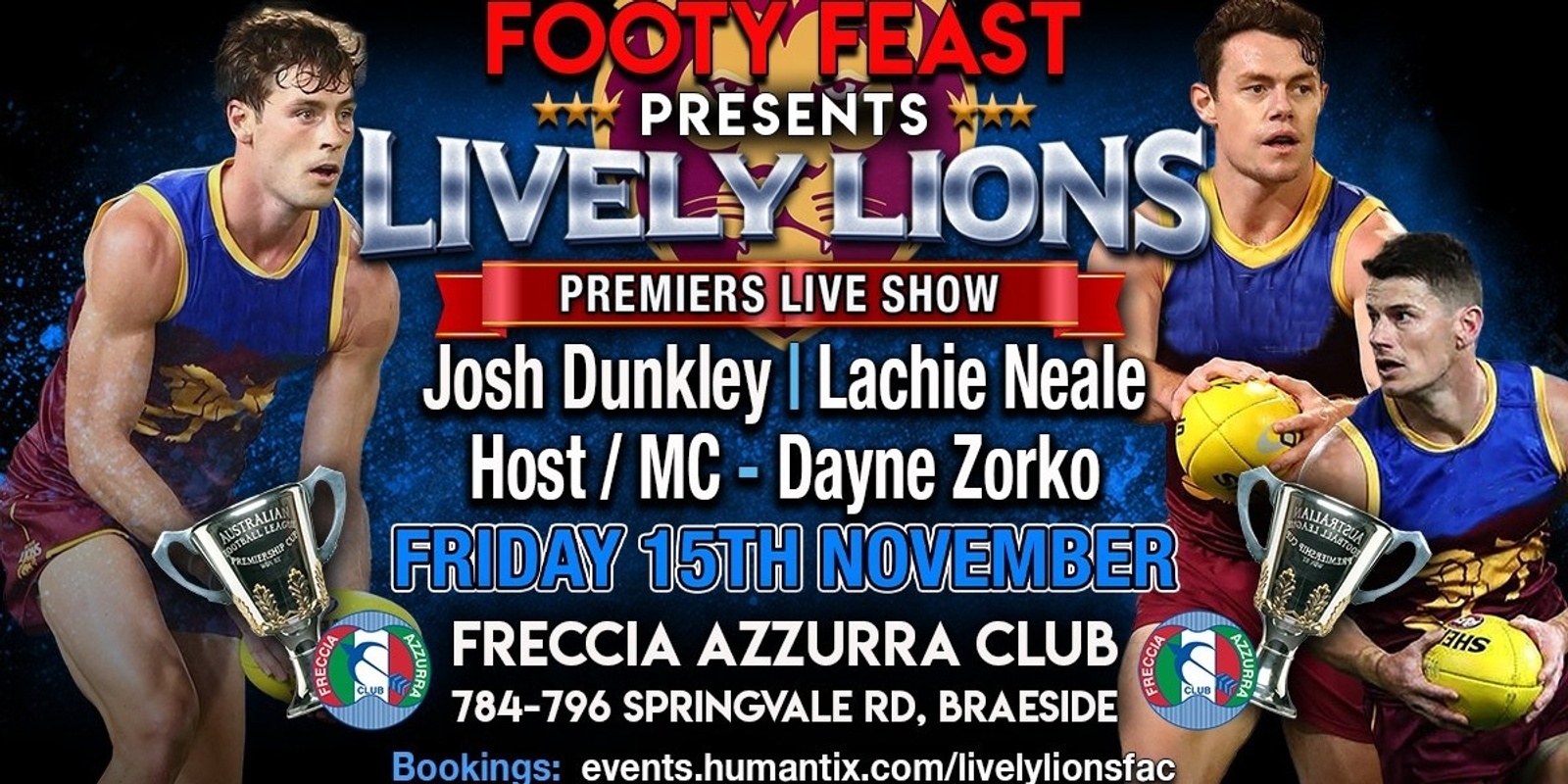 Banner image for Lively Lions Premiers "Live Show"