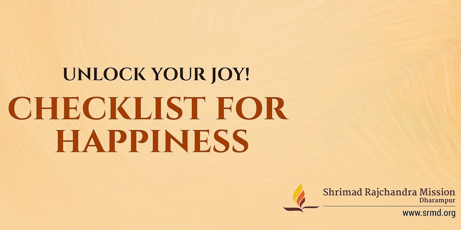 Banner image for Unlock your Joy| Checklist for Happiness