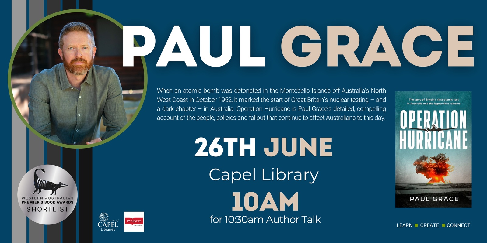 Banner image for Paul Grace - Author Talk