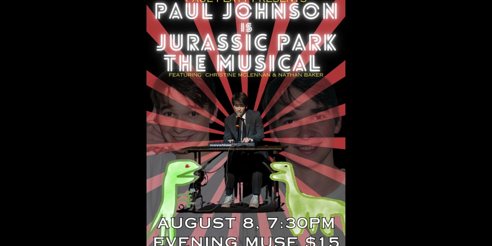 Banner image for Paul Johnson Is Jurassic Park the Musical Comedy Show