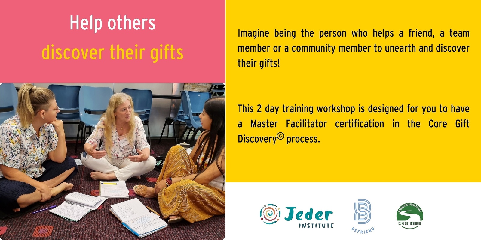 Banner image for Become a Core Gift Master Facilitator | 2 Day Workshop | August 2024