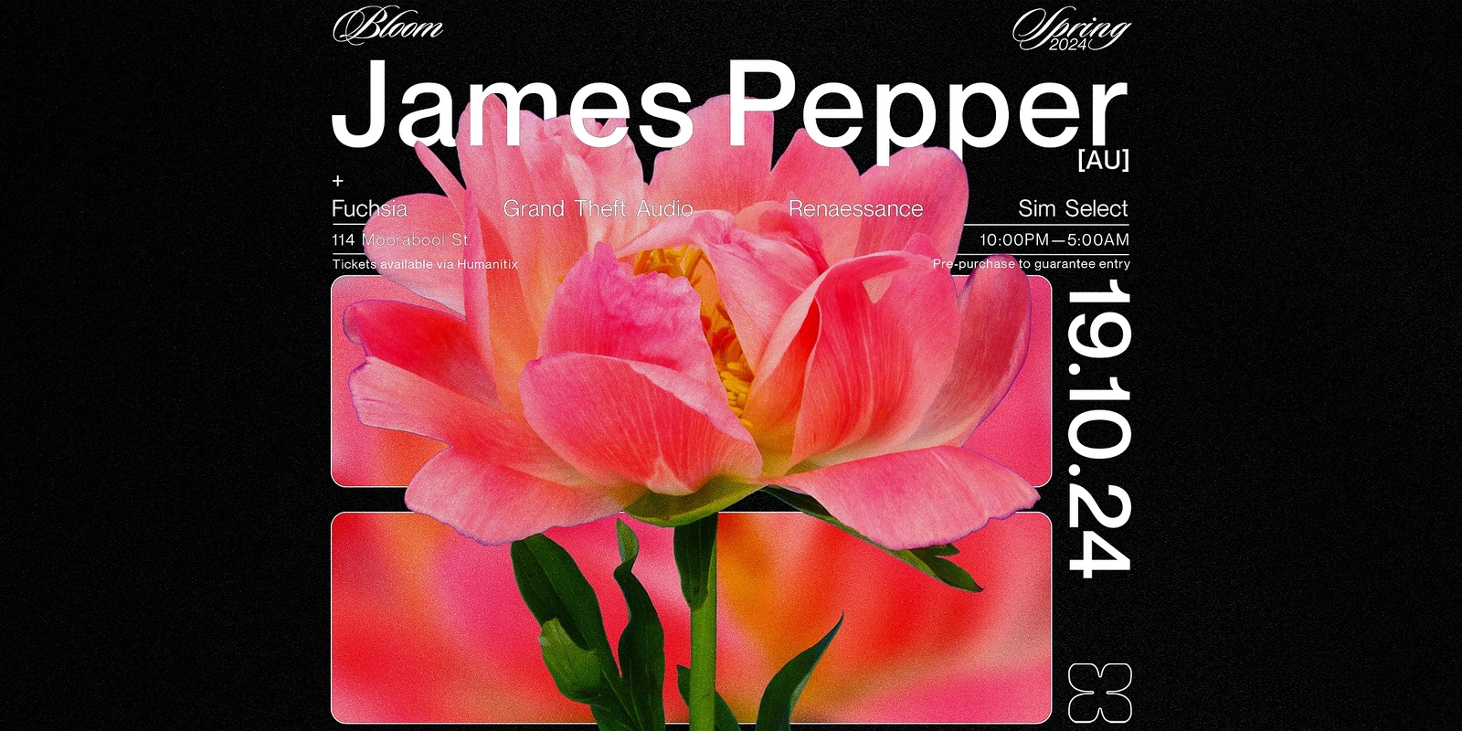 Banner image for Bloom ▬ James Pepper [AU]