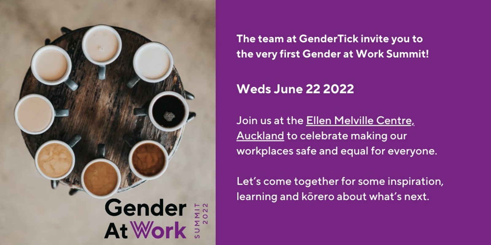 Banner image for Gender At Work Summit 2022