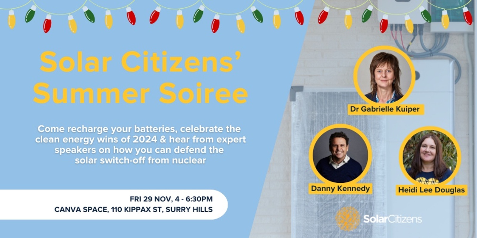 Banner image for Solar Citizens: Summer Soiree 