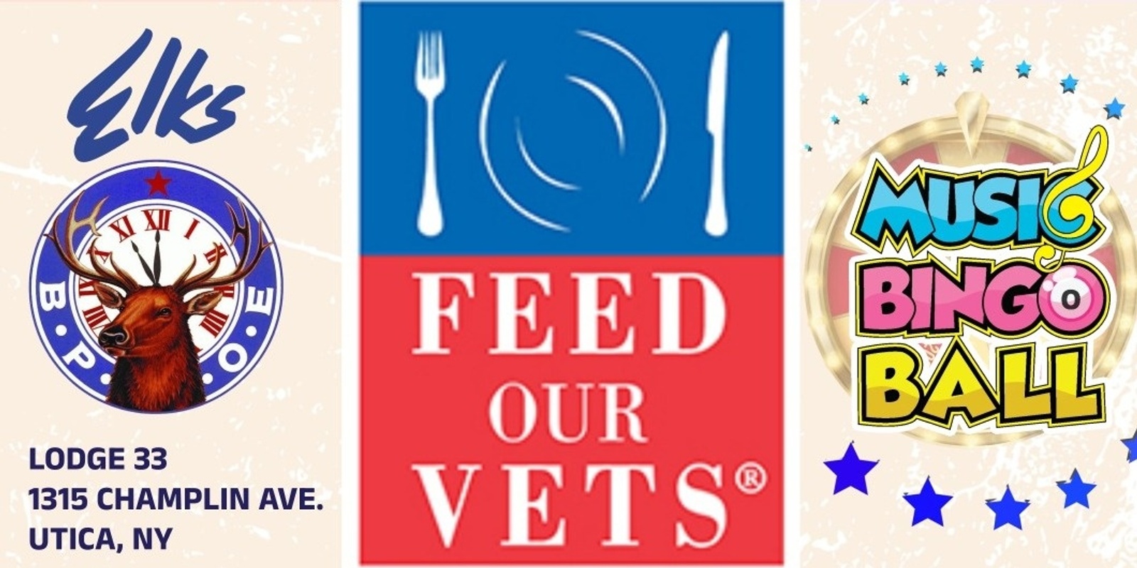 Banner image for Feed Our Vets Music Bingo Fundraiser