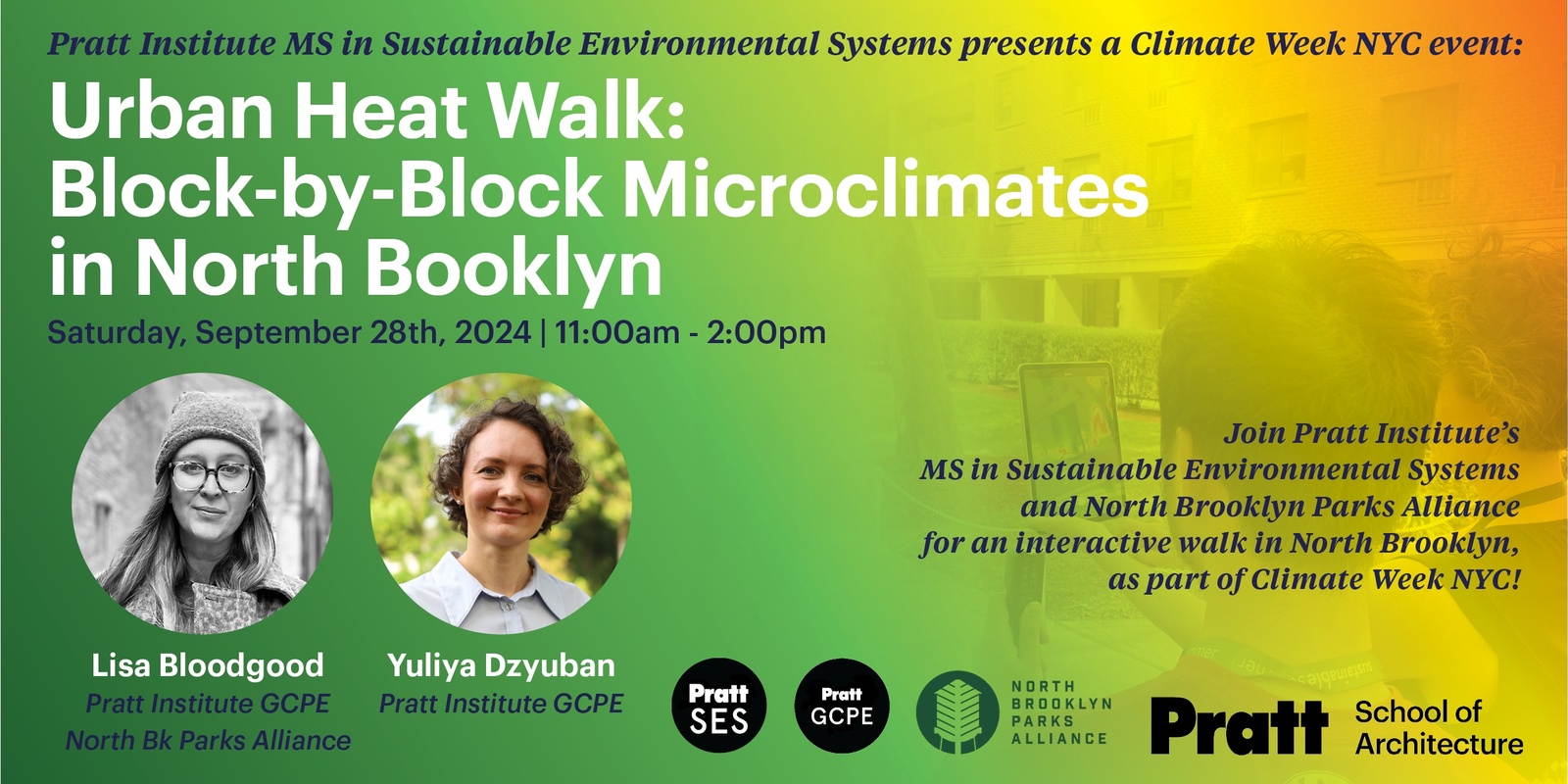 Banner image for Urban Heat Walk: Block by Block Microclimates in North Brooklyn