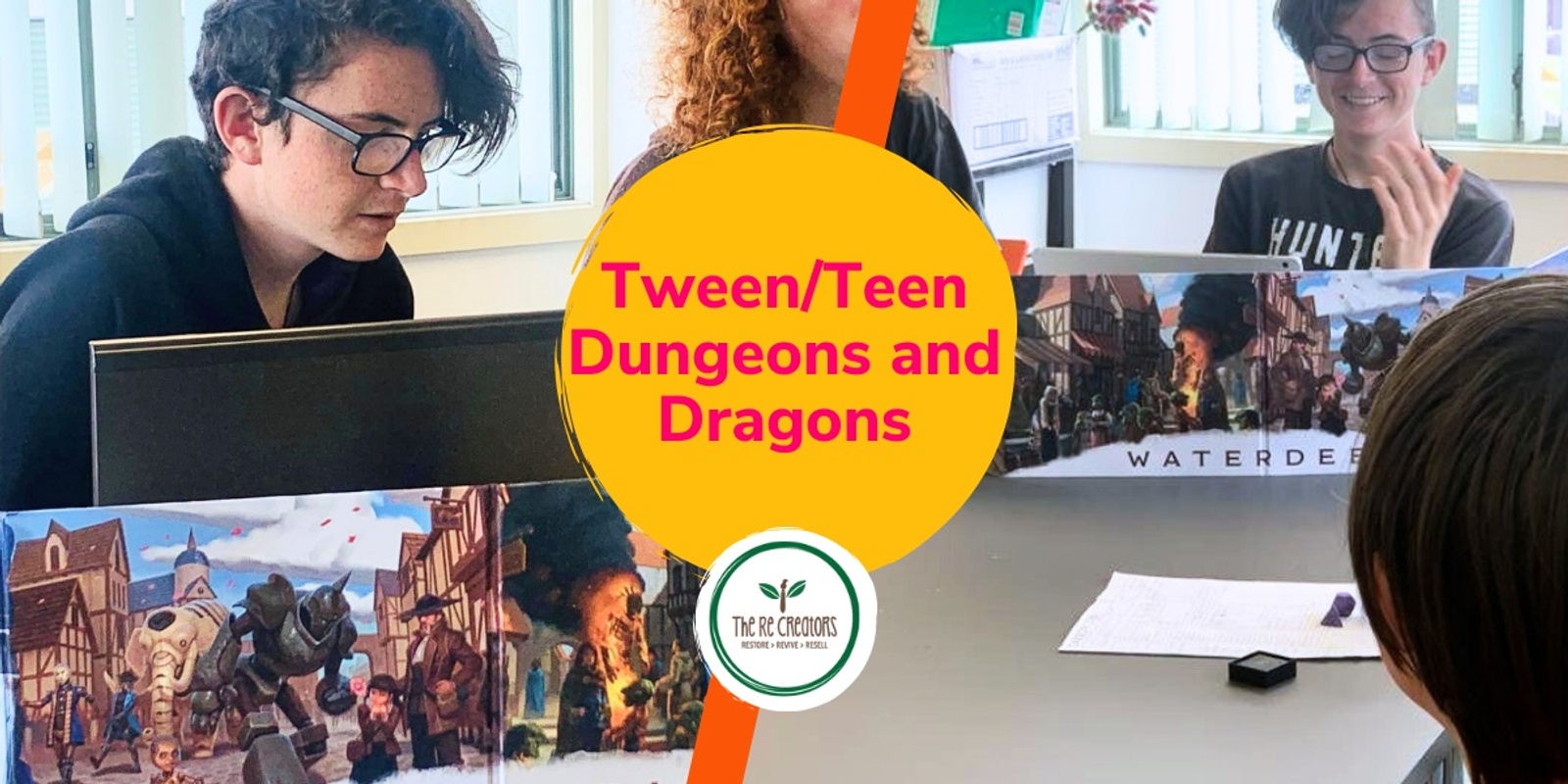 Banner image for Dungeons and Dragons, West Auckland's RE: MAKER SPACE, Friday 20 December, 9.30am-2.30pm