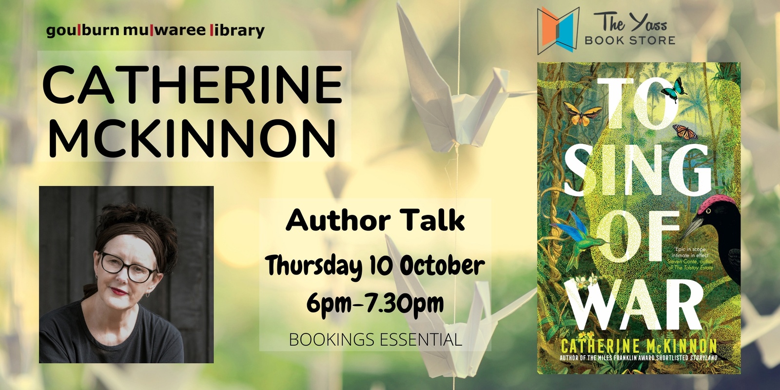 Banner image for Catherine McKinnon author talk