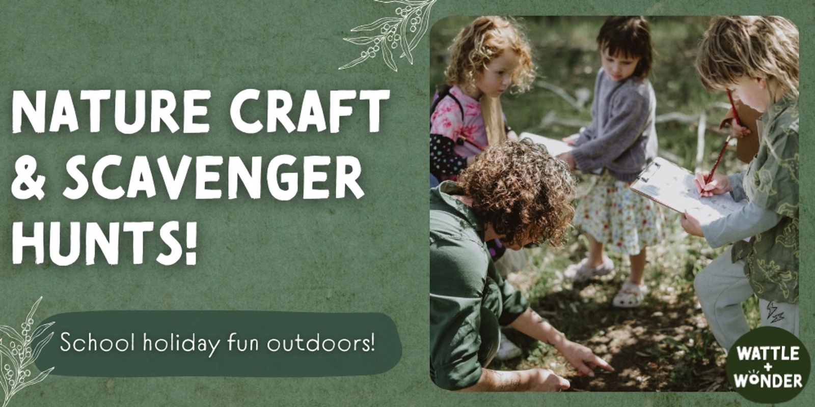 Banner image for Nature Craft & Scavenger Hunts!