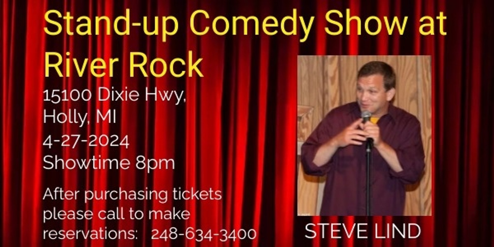 Banner image for Comedy Night at River Rock