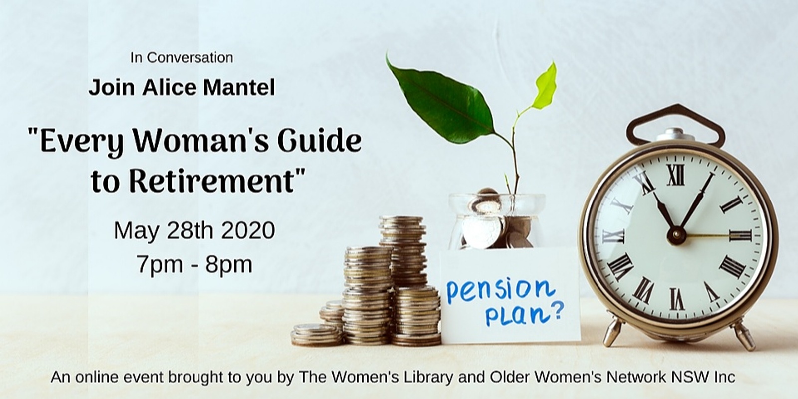 Banner image for "Every Woman's Guide to Retirement"
