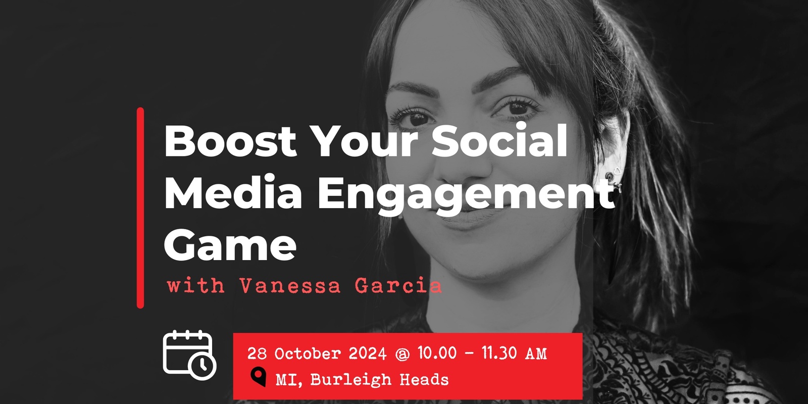 Banner image for Boost Your Social Media Engagement Game with Expert Vanessa Garcia