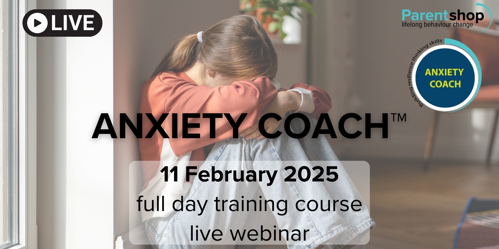 Banner image for Anxiety Coach™ for Child & Family Specialists