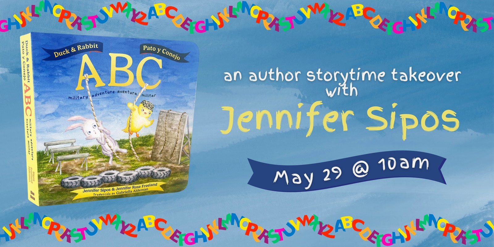 Banner image for An Author Storytime Takeover: Jennifer Sipos