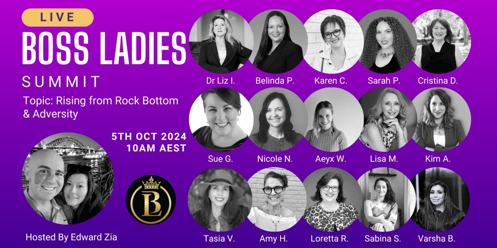 Banner image for 🌏🌍🌎 Live Stream 💻 BOSS Ladies Summit 👠