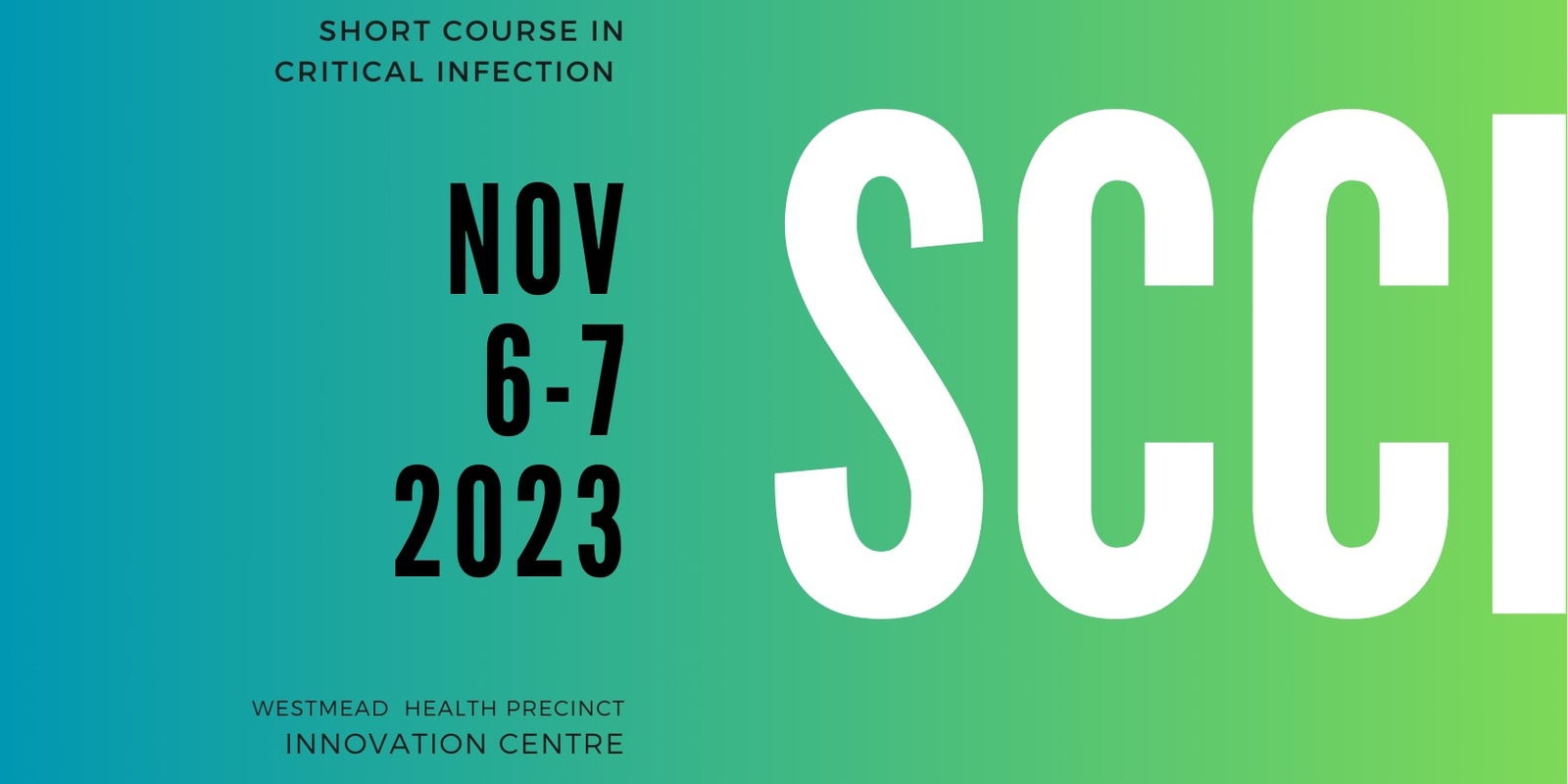 Banner image for SCCI 2023 - The Short Course in Critical Infection