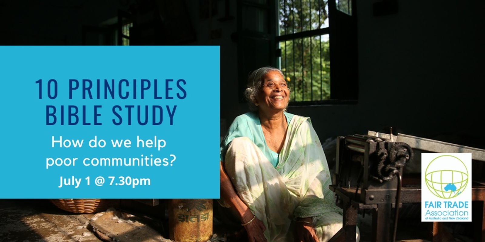 Banner image for 10 Principles of Fair Trade Bible Study Series: Session 2: How do we help poor communities?