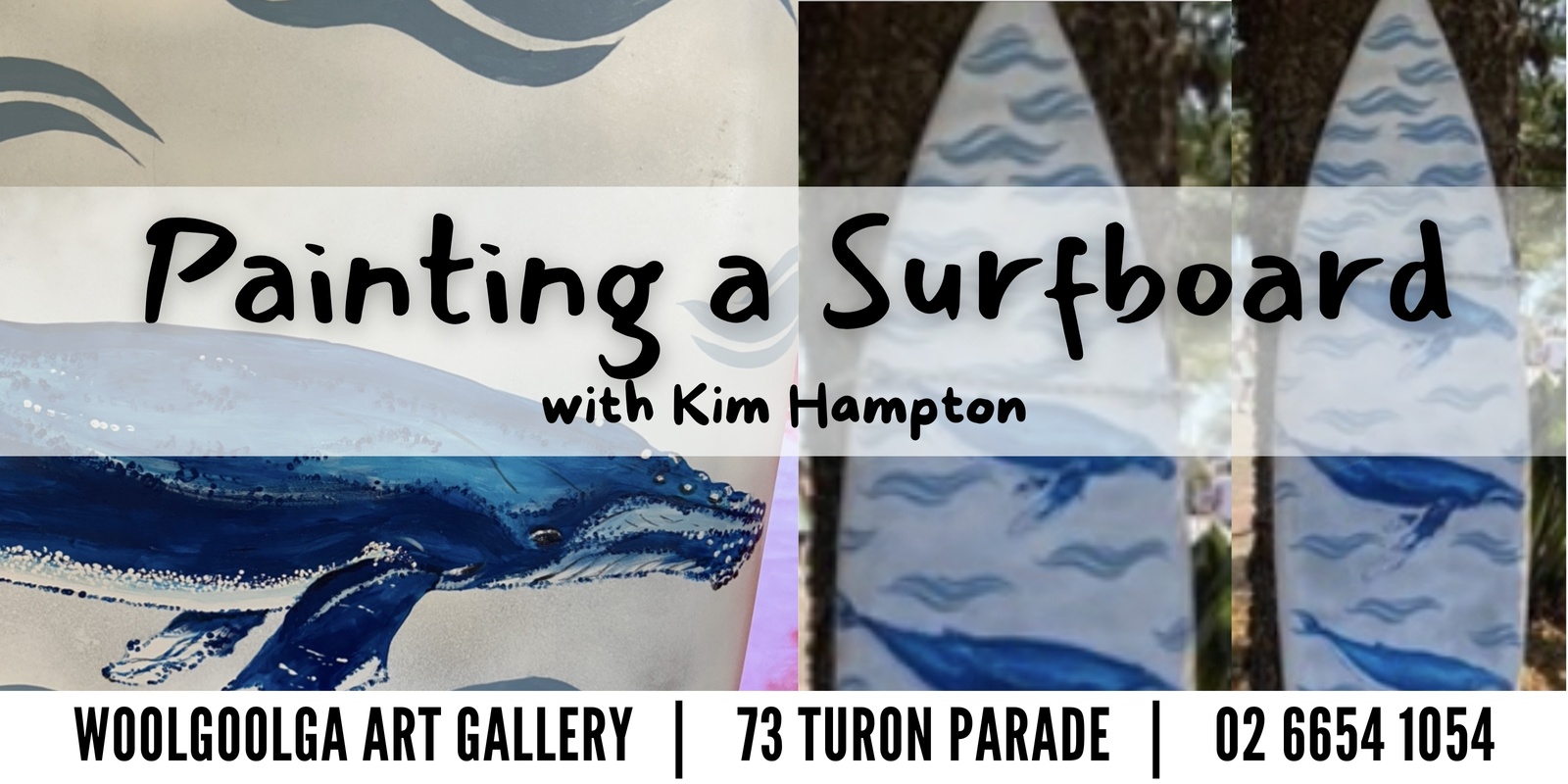 Banner image for Paint a Surfboard with Kim Hampton - (3 weeks) 24T4