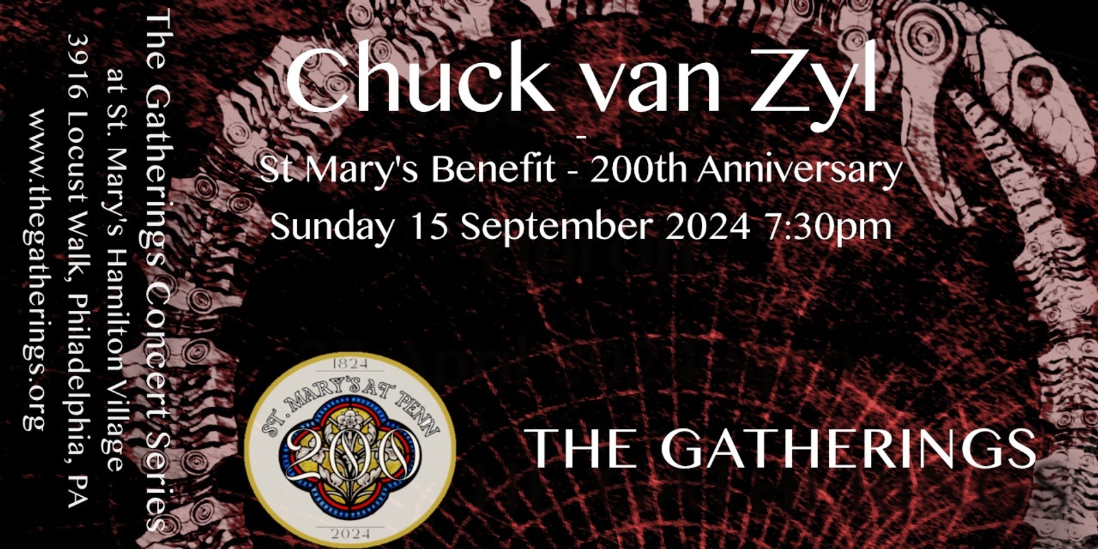 Banner image for Chuck van Zyl at The Gatherings/St Mary's 200th Anniversary