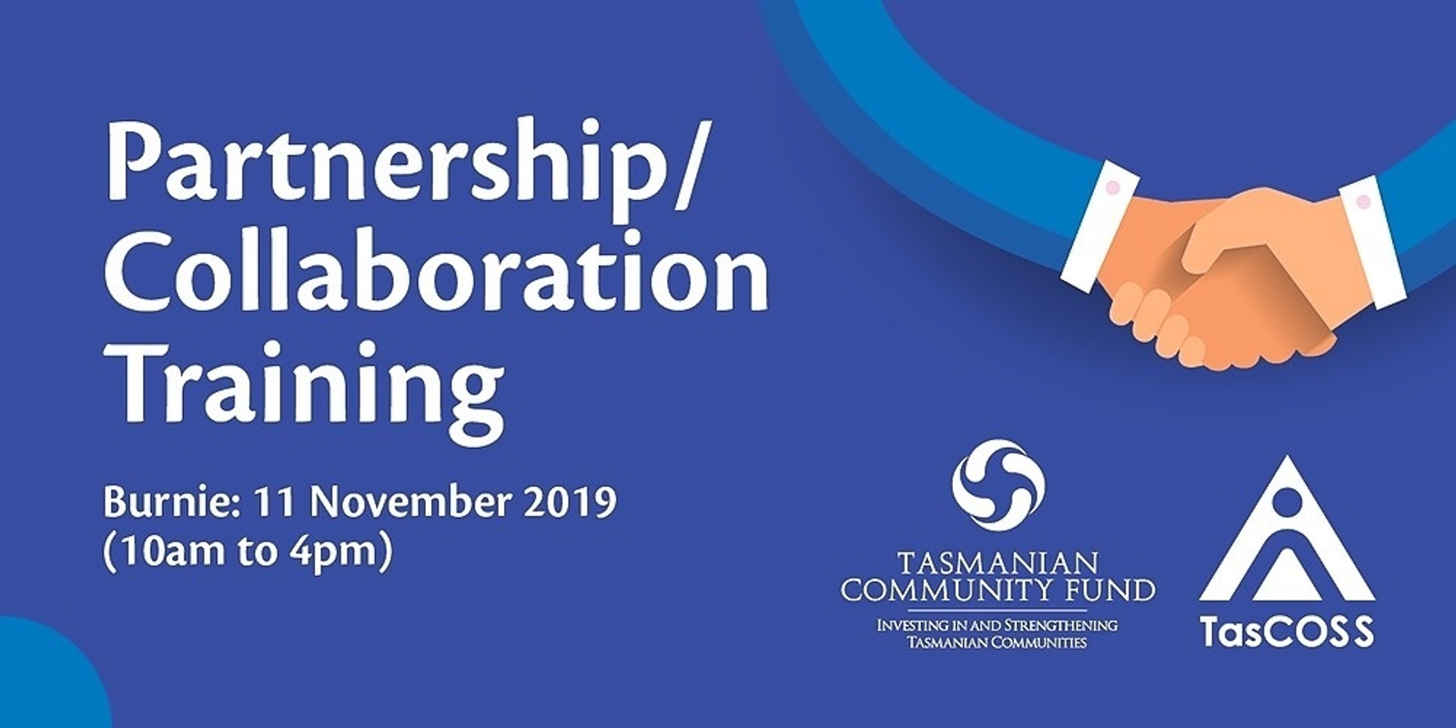 Banner image for Partnership/Collaboration Training - Burnie