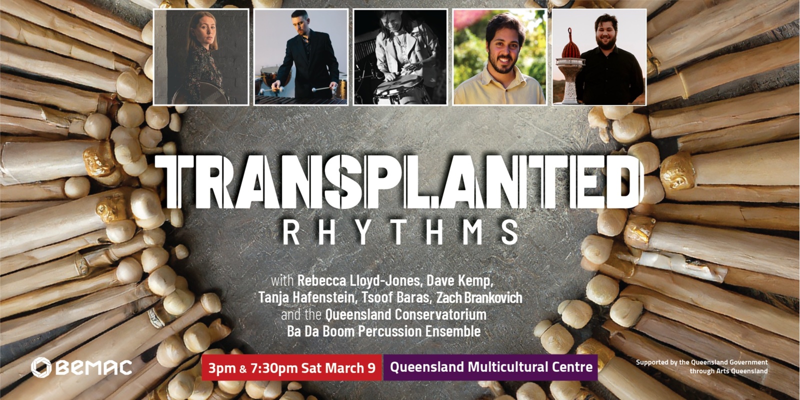 Banner image for BEMAC Live: Transplanted Rhythms