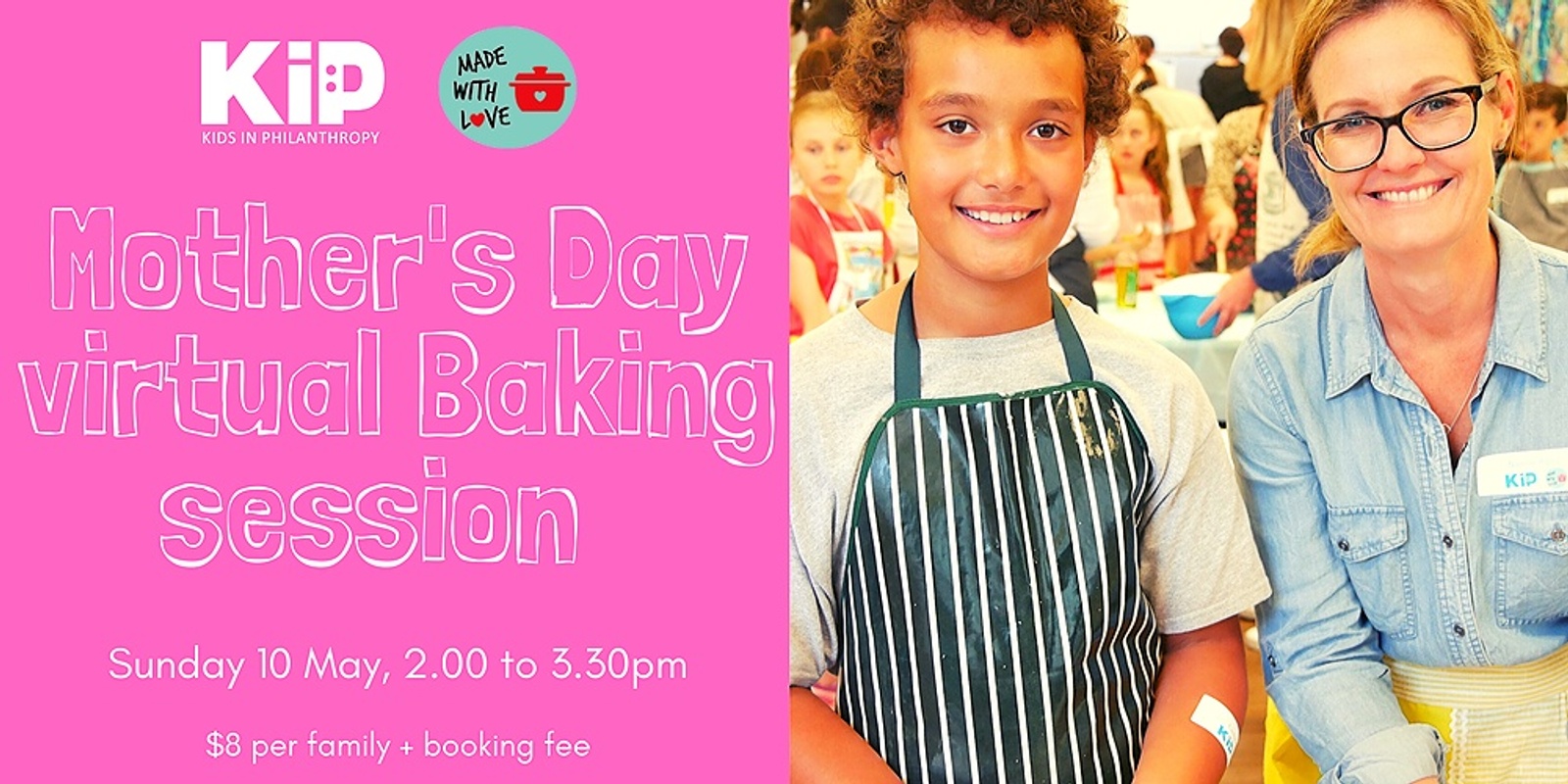 Banner image for KiP Made with Love virtual Baking Session