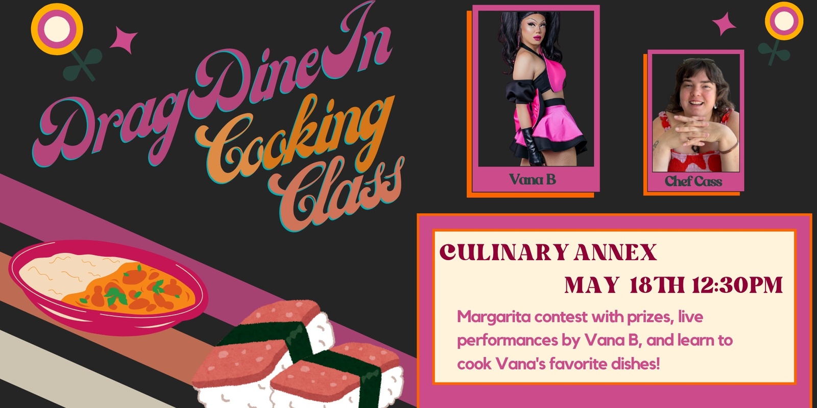 Banner image for Drag Dine In w/ Vana B