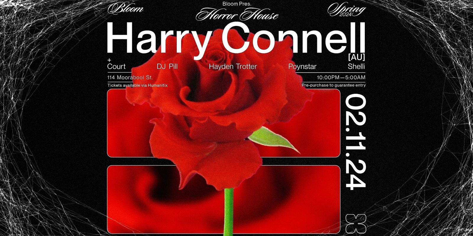 Banner image for Bloom Horror House ▬ Harry Connell [AU]