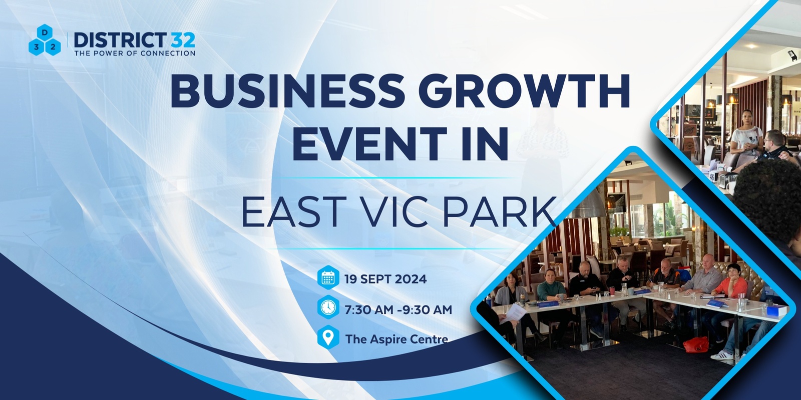 Banner image for District32 Business Networking Perth – East Vic Park Circle- Thu 19 Sep