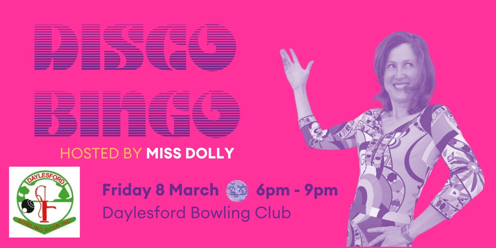 Banner image for Dolly's Disco Bingo @ Bowlo - ChillOut Festival 2025