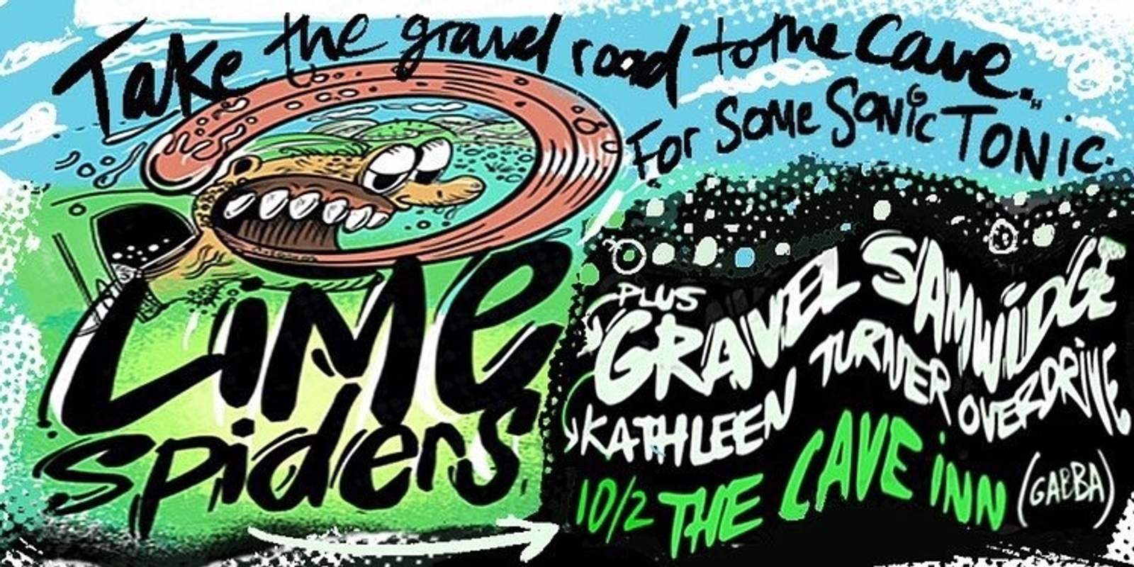 Banner image for Lime Spiders Crawl Out of The Cave