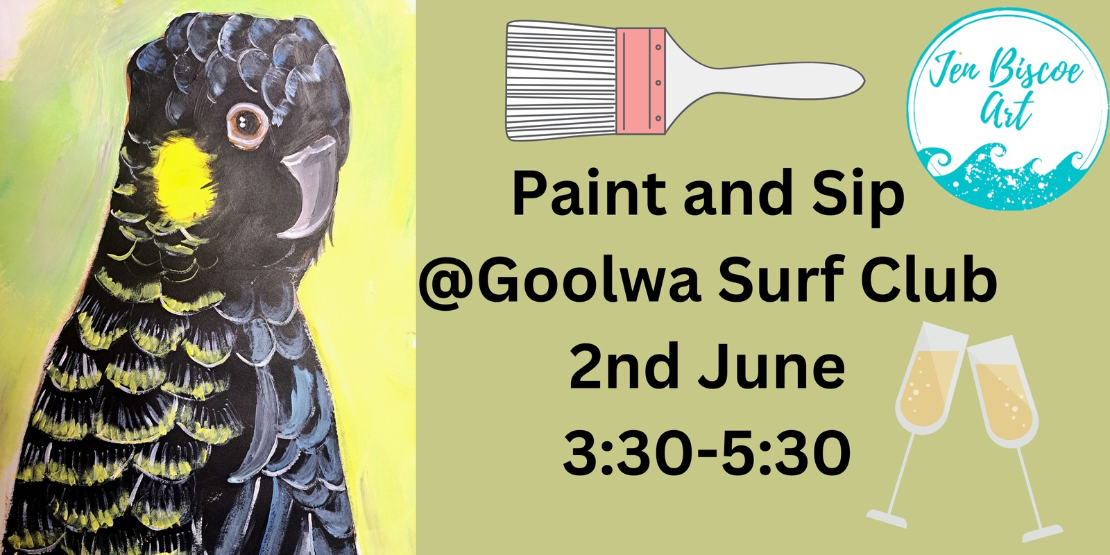 Banner image for Cockatoo Paint and Sip at Goolwa