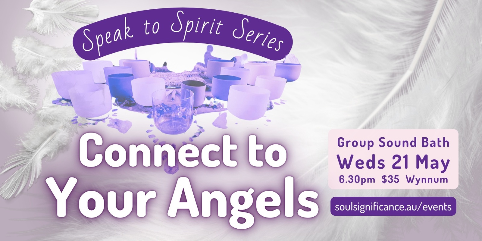 Banner image for Connect To Your Angels - Speak to Spirit Series Sound Journey 