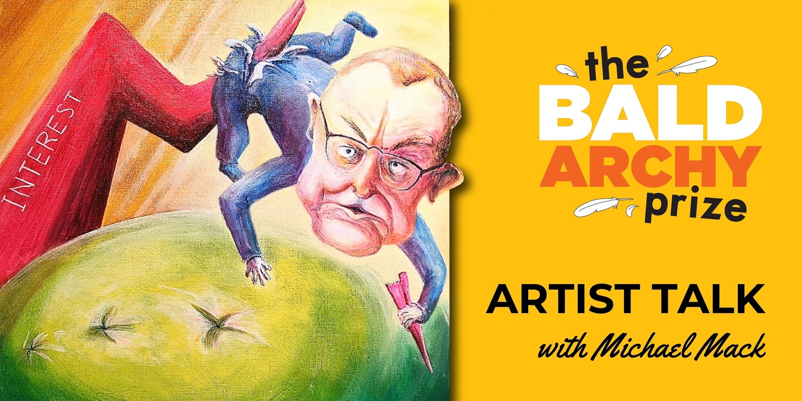 Banner image for The Bald Archy Prize: Artist Talk with Michael Mack