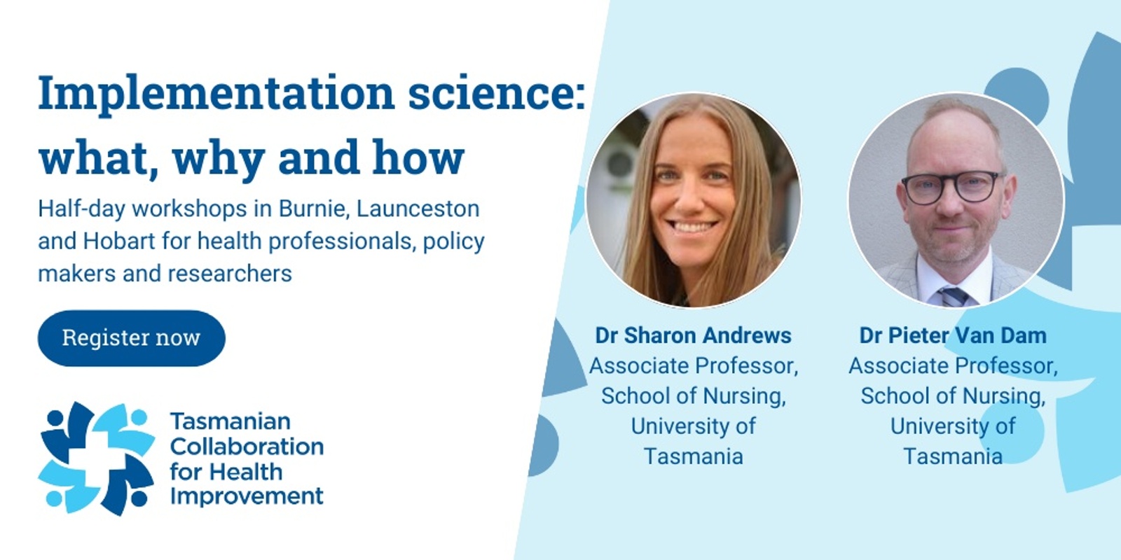 Banner image for Implementation science: what, why and how (Hobart)