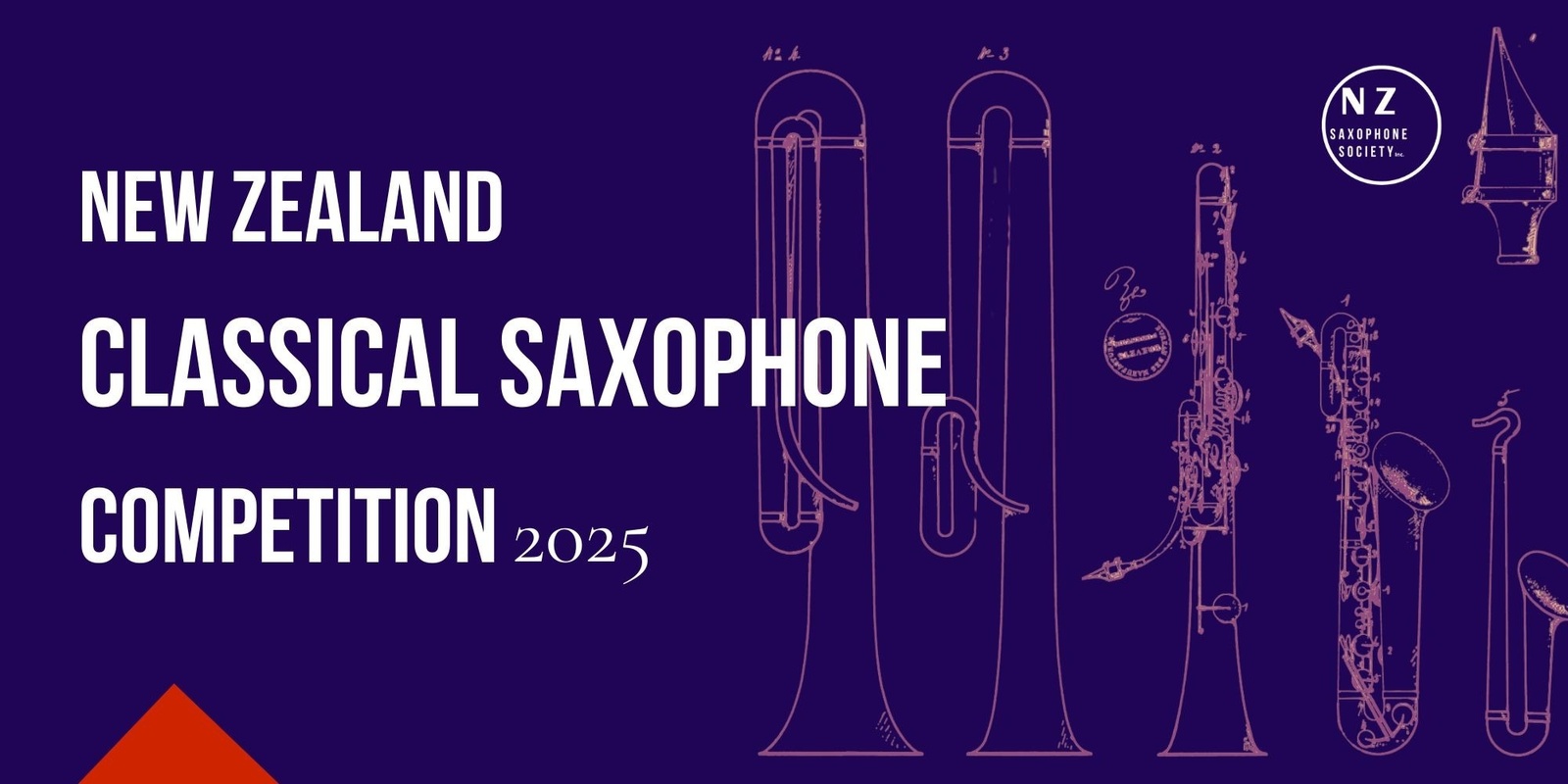 Banner image for New Zealand Classical Saxophone Competition 2025