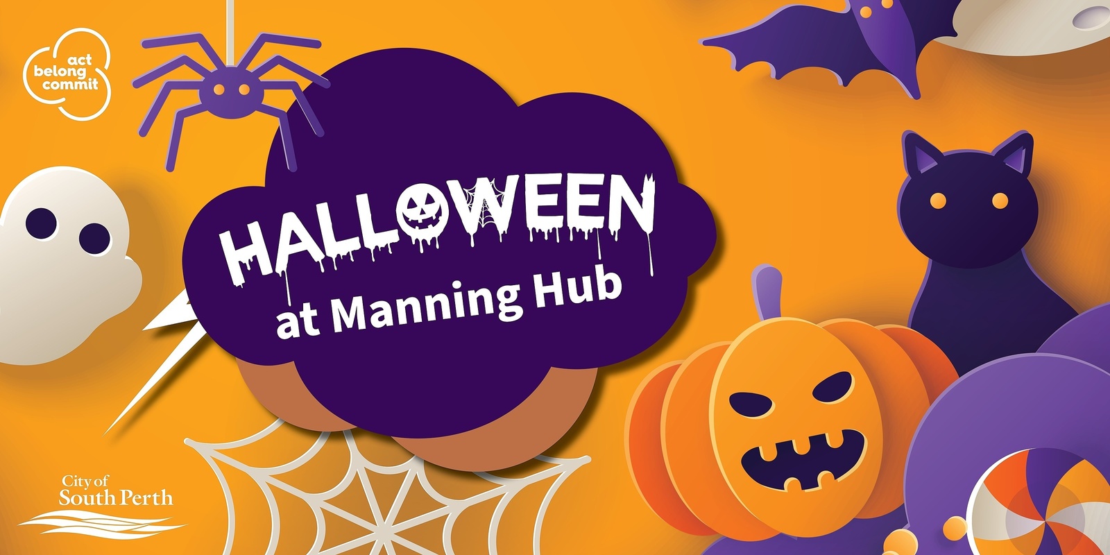 Banner image for Halloween at the Hub