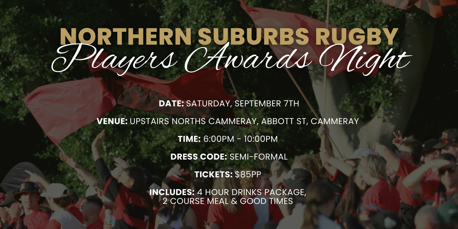 Banner image for Northern Suburbs Players Awards Night 