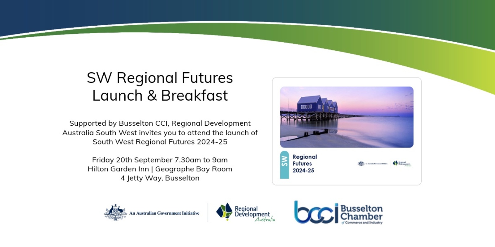 Banner image for Regional Futures Breakfast Launch