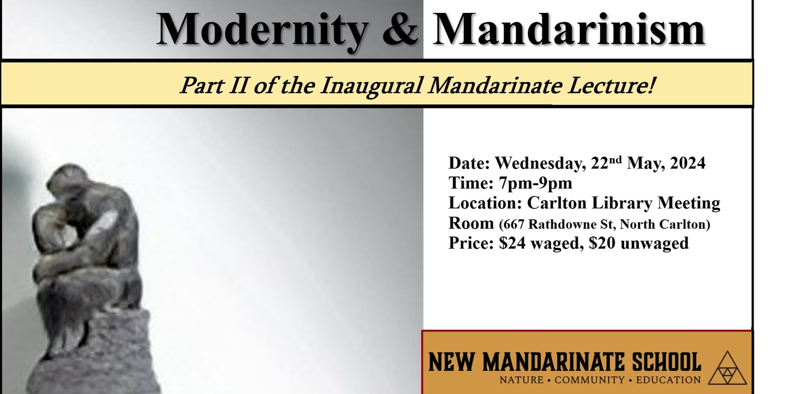 Banner image for Modernity & Mandarinism - Part II