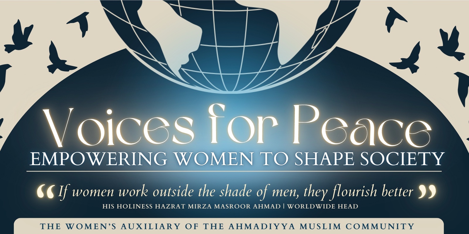 Banner image for Voices for Peace: Empowering Women to Shape Society