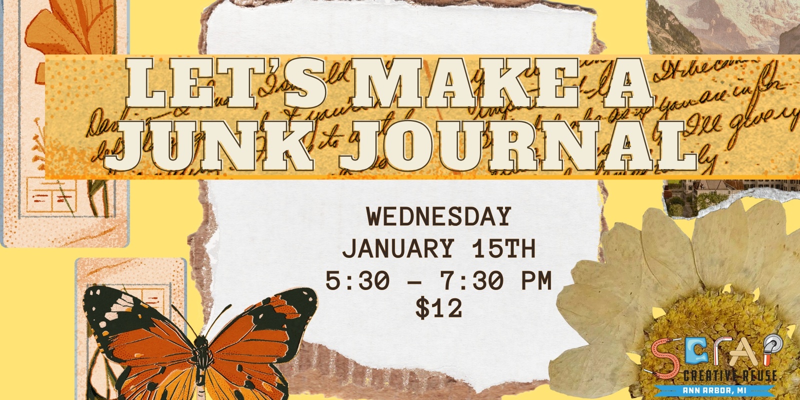 Banner image for January Let's Make a Junk Journal