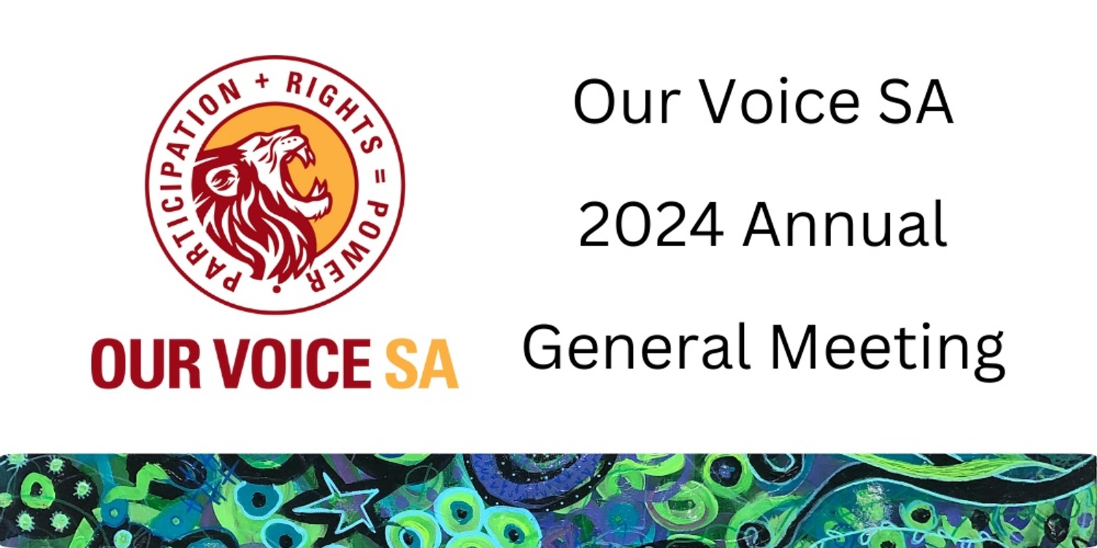 Banner image for Our Voice SA AGM 2024