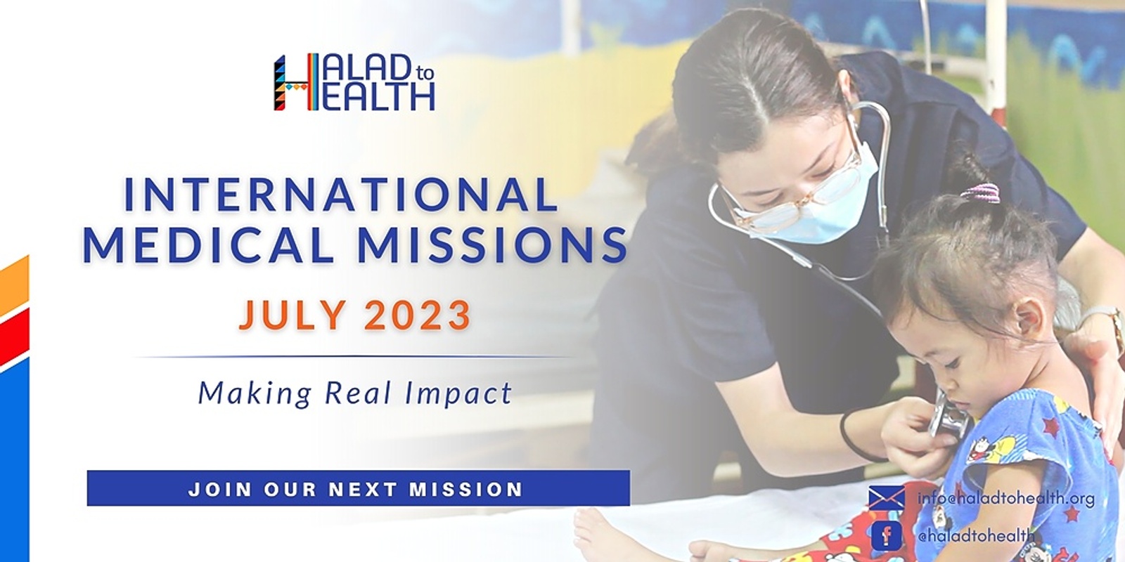 Banner image for International Medical Mission Information Session 🌏 | Halad To Health